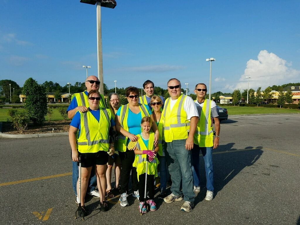 Taking care of our community starts with one simple step, including cleaning up the trash along the road. 