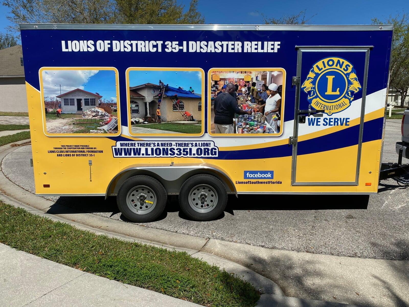 Life is unpredictable and the WC Lions are here to provide disaster relief to those in need. 