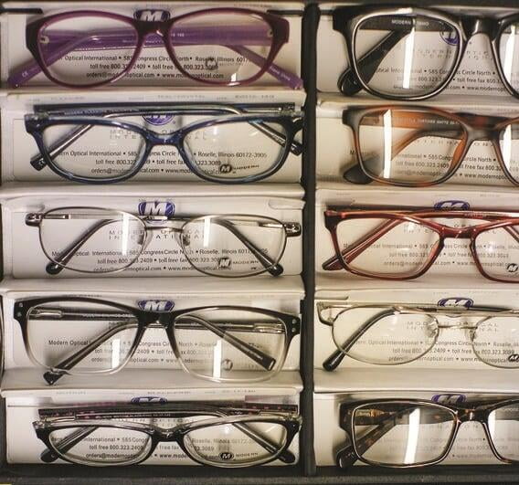 Eye glass donations provide both lenses and frames for those who would not be able to afford glasses otherwise.